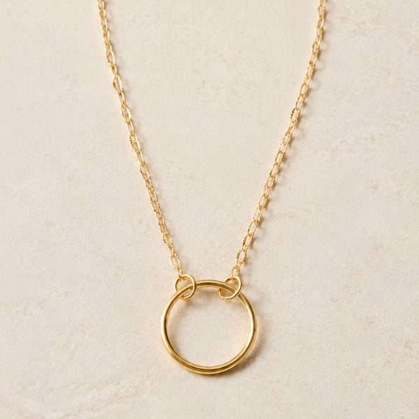 COLLAR ARO ORO LISO