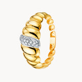 ANILLO CON CIRCONITAS CROISSANT III