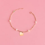 PULSERA CORAZON CON PERLAS LIZ