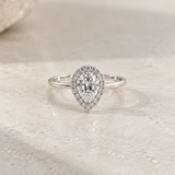 ANILLO DIAMANTE PERILLA CON HALO