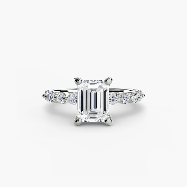 Solitaire com Pavé Eternity 2