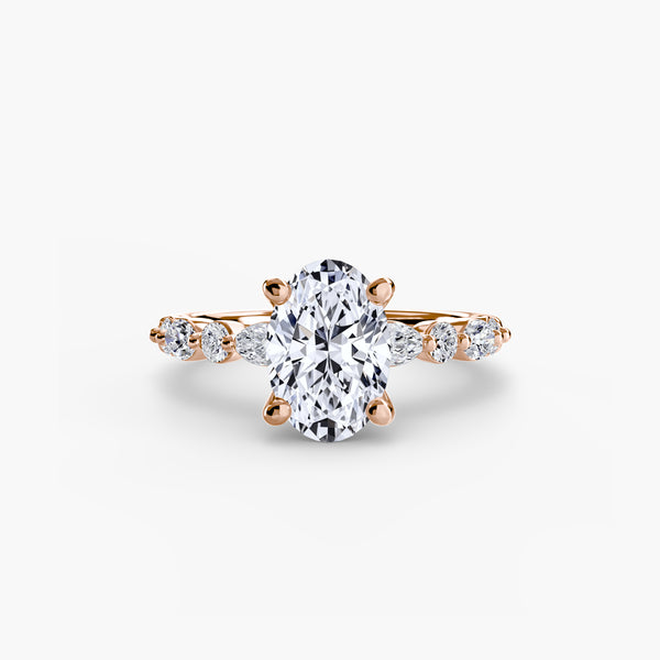 Solitaire com Pavé Eternity 2
