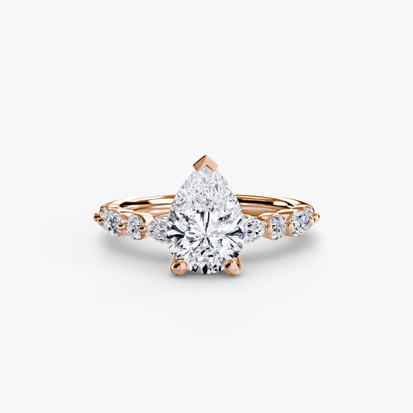 Solitaire com Pavé Eternity 2