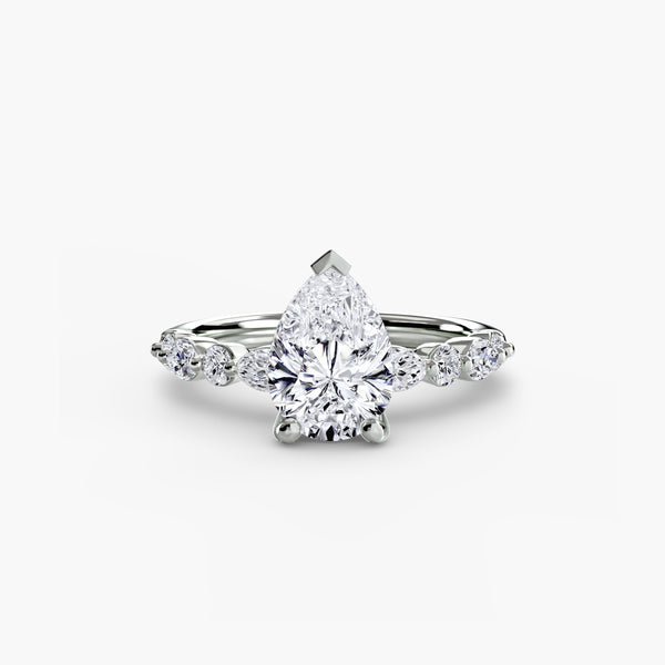 Solitaire com Pavé Eternity 2