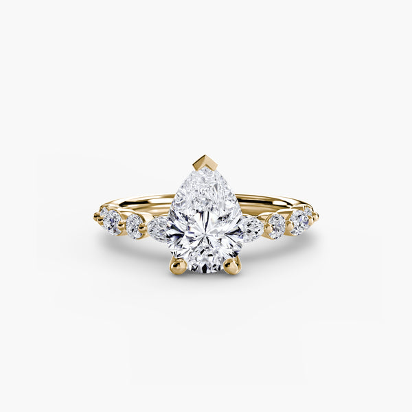 Solitaire com Pavé Eternity 2