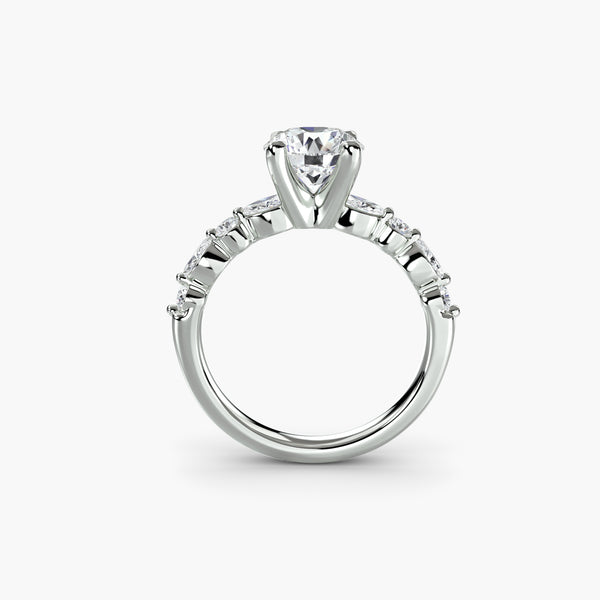 Solitaire com Pavé Eternity 2
