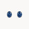 PENDIENTES ZAFIRO OVAL 6X4 HENYE