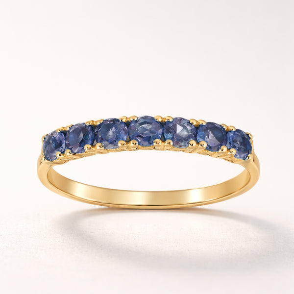 ANILLO CARRIL CON ZAFIROS LUCIANA