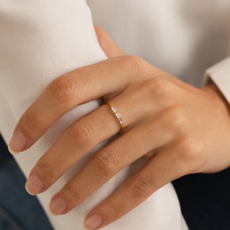 ANILLO CON TOPACIOS AZULES ADALET