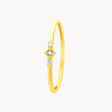 anillo oro 18 kilates con diamantes oxana