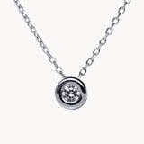 COLGANTE DIAMANTE CHATON 0.25 QUILATES ASYA
