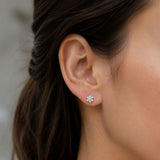 PENDIENTES CIRCONITAS AMARILLAS Y BLANCAS BOGNA