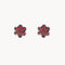 PENDIENTES ESTRELLA CIRCONITAS ROJAS COLEEN