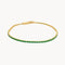 PULSERA RIVIERE CIRCONITAS VERDES TOMMIE