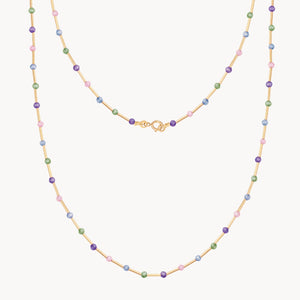 COLLAR CIRCONITAS DE COLOR ALBA