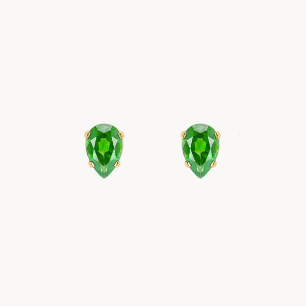 PENDIENTES CUARZOS VERDE LATASHA