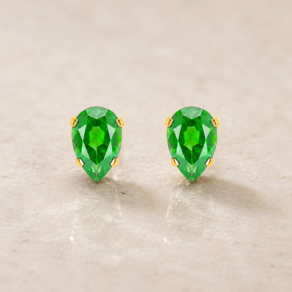 PENDIENTES CUARZOS VERDE LATASHA