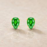 PENDIENTES CUARZOS VERDE LATASHA