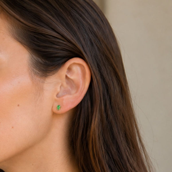 PENDIENTES CUARZOS VERDE LATASHA