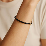 PULSERA DE CUERO CON MOTIVOS GALE