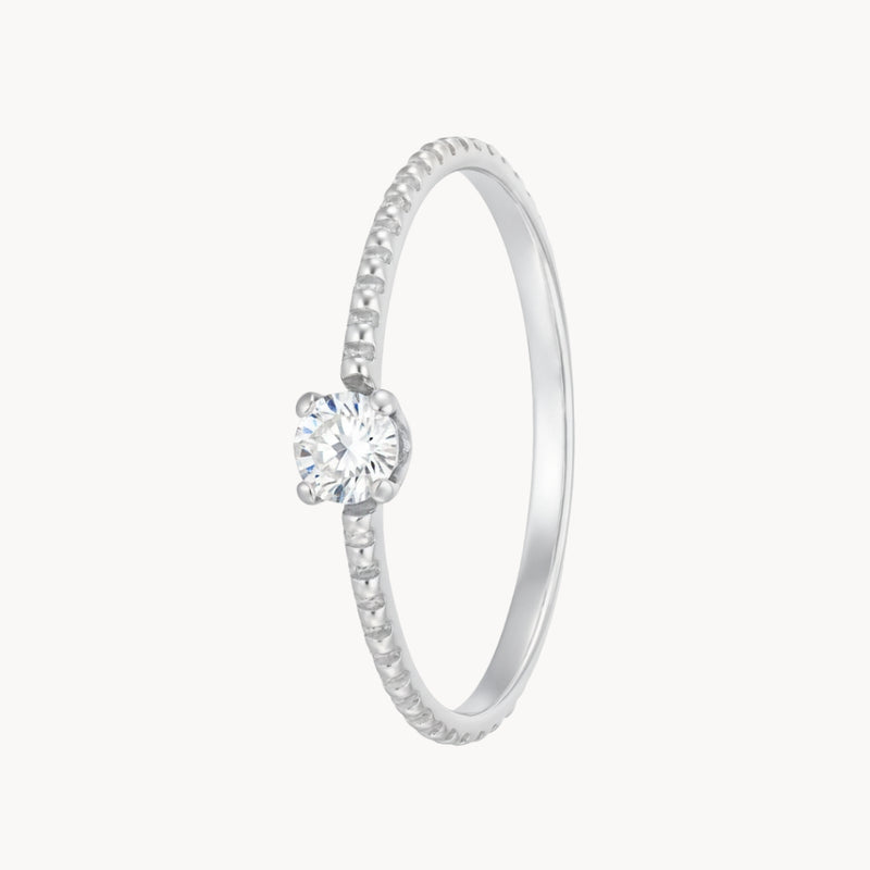 ANILLO SOLITARIO CON CIRCONITAS GLORIANA