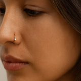 PIERCING NARIZ ARO CON CIRCONITA HELMINE