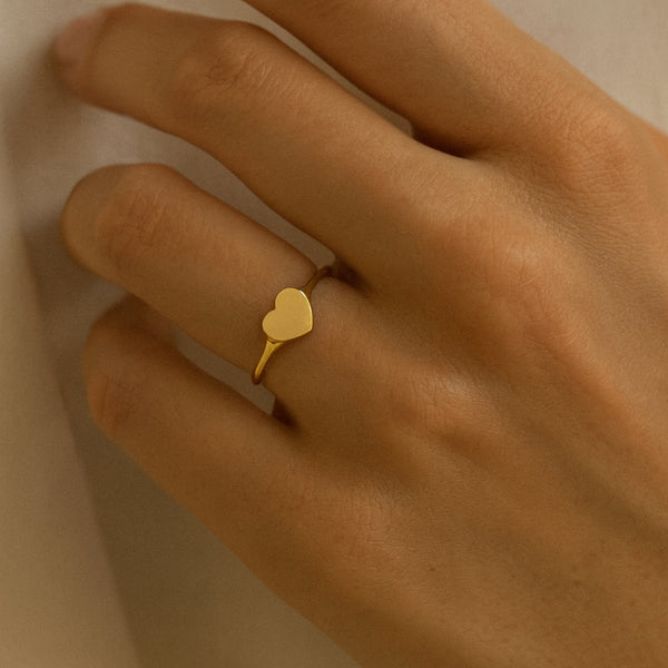 ANILLO SELLO CORAZON JELENA