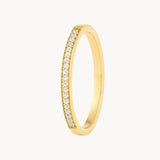ANILLO MEDIA ALIANZA CON DIAMANTES 0.060 QUILATES KALEY
