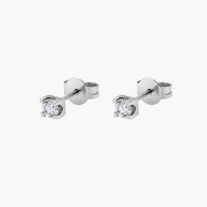 PENDIENTES CON DIAMANTE GARRAS 0.20 QUILATES MICHELLE