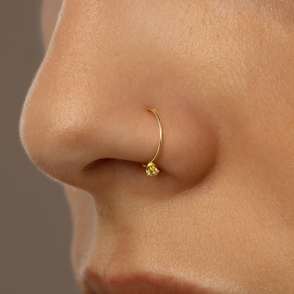 PIERCING NARIZ CIRCONITA CON GARRAS NARA