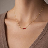 COLAR COM RUBIS YULIANA