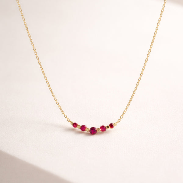 COLAR COM RUBIS YULIANA