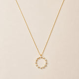 COLGANTE CIRCULO AURA DE DIAMANTES
