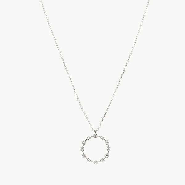COLGANTE CIRCULO AURA DE DIAMANTES
