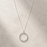 COLGANTE CIRCULO AURA DE DIAMANTES