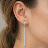 PENDIENTES LARGOS CON DIAMANTES NOEMI