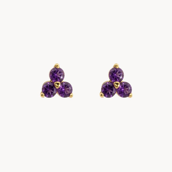PENDIENTES AMATISTAS AINSLEY