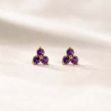 PENDIENTES AMATISTAS AINSLEY