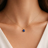 COLGANTE CUARZO AZUL VIVIANA