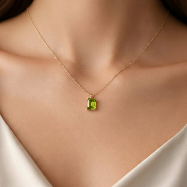 COLGANTE OLIVINO THAELIA