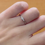 SOLITAIRE RING WITH 0.10 CARAT DIAMOND ALICA
