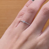 Solitaire ring with 0.070 carat diamond Tayla