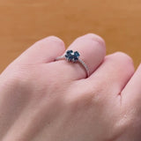 JAIDA EMERALD AND DIAMOND RING