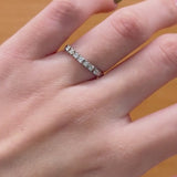 DEMI-ALLIANCE AVEC DIAMANTS 0,34 CARATS RAISEL