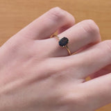 BAGUE AVEC TOPAZE LONDON BLUE STELLA
