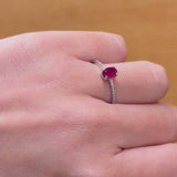 RUBIN- UND DIAMANT-RING MAURINE
