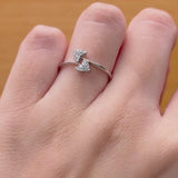 ANEL DE FLECHAS COM DIAMANTES ELDA