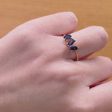 ANELLO ZAFFIRI LIANA