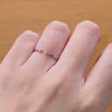 BAGUE OUVERTE AVEC DIAMANTS SYNTHÉTIQUES PENELOPE