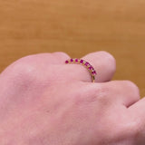 EDELSTEINBANDRING MIT RUBINEN LUCIANA